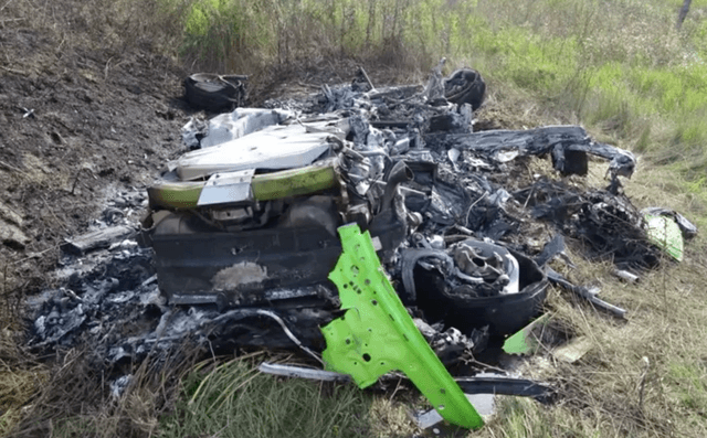 Lamborghini Huracán crash