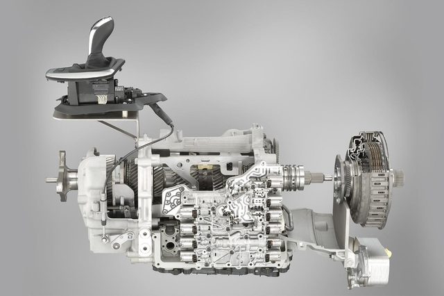 Sports automatic transmission with double clutch