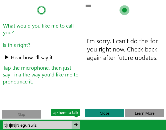get know cortana windows 10 teach your name