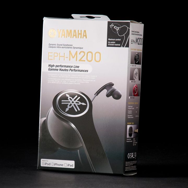 Yamaha EPH-M200 earbuds packaging