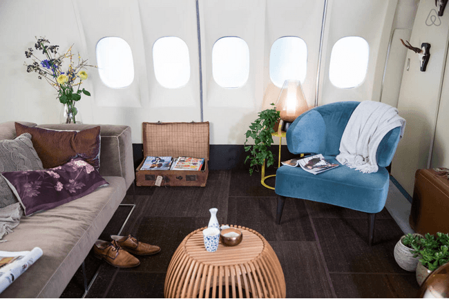 10 absurd vacation rentals jaggers villa bransons village airplane apartment gallery 1