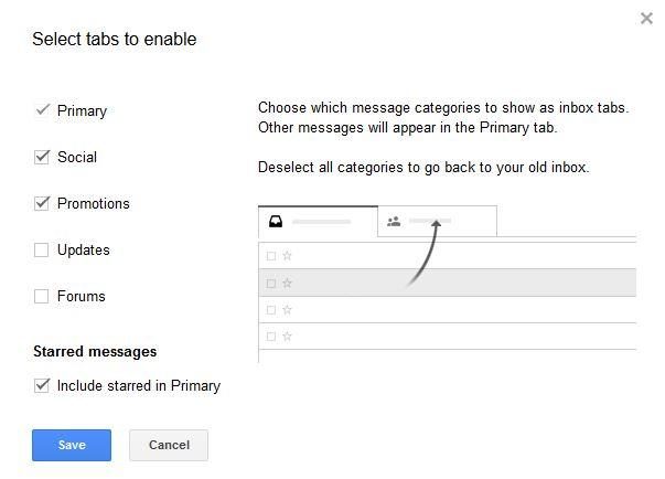 Enabling Tabs
