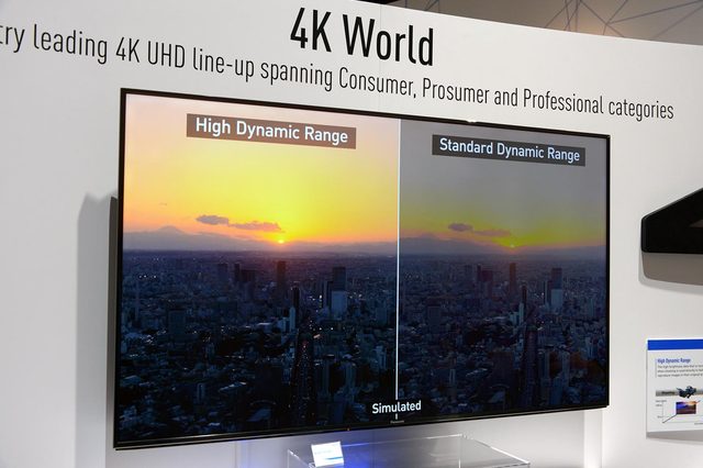 Panasonic HDR Demo CES