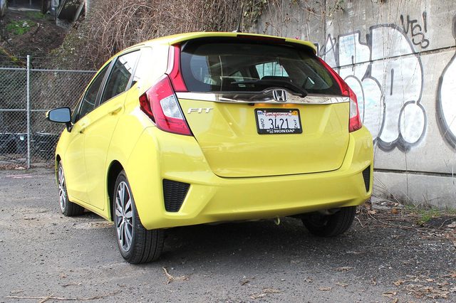 2015 Honda Fit back angle