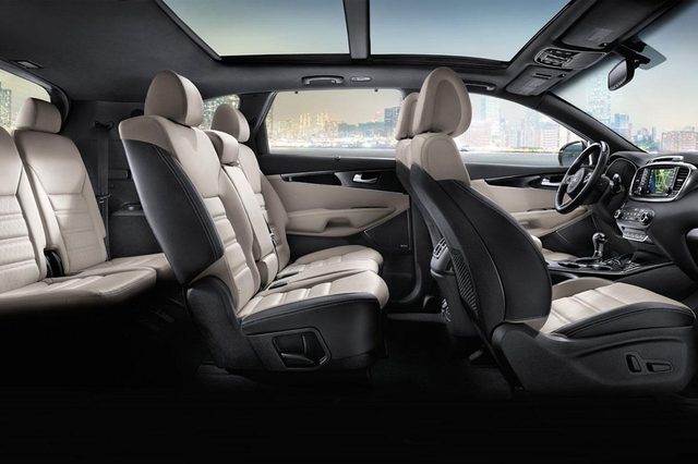 2016 Kia Sorento SX AWD interior side