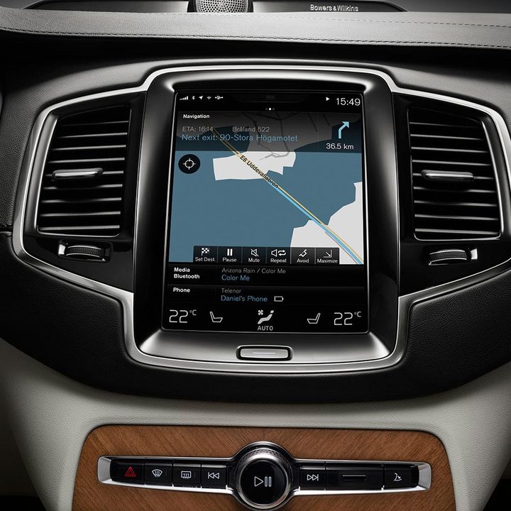 2016 volvo xc90 first drive 141 touch screen display