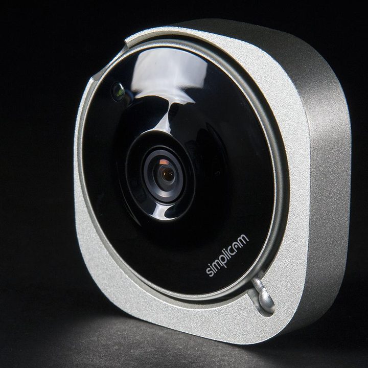 ArcSoft Simplicam security camera review front angle