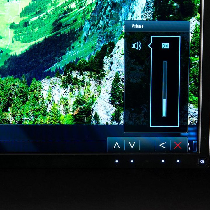 benq bl3201ph review bottom screen corner 2
