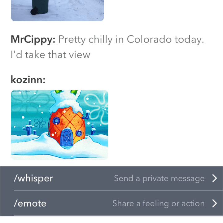 Bindle chat app
