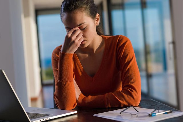 Digital eye strain