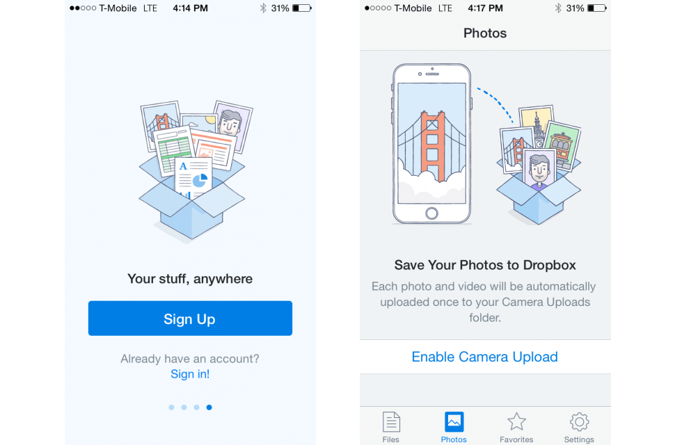 Dropbox Upload