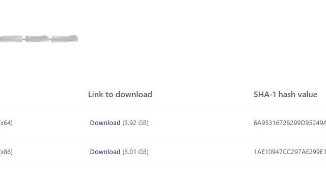 Dual Boot Windows Download Links
