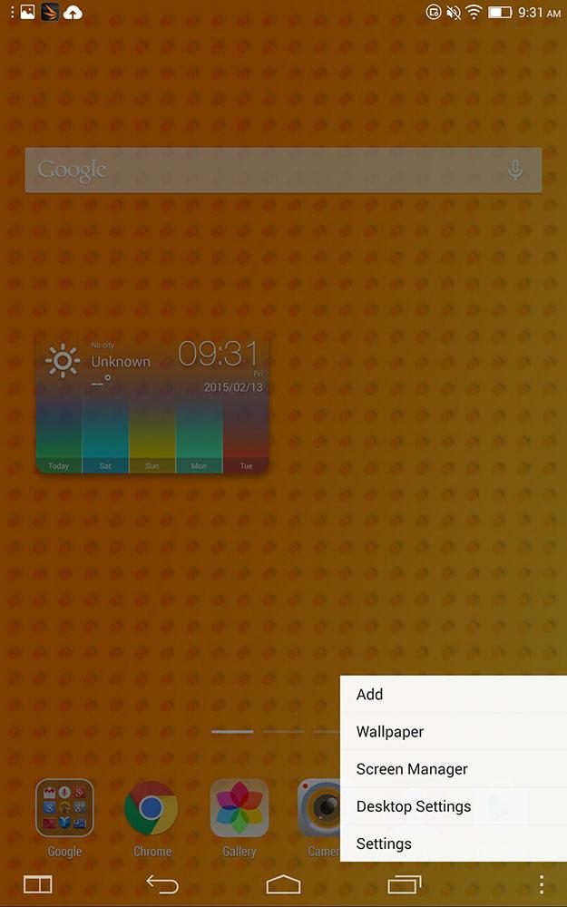 lenovo yoga tablet 2 8 review screenshot menu