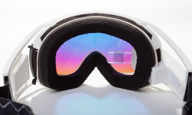rideon augmented reality ski snow goggles hud back view hires