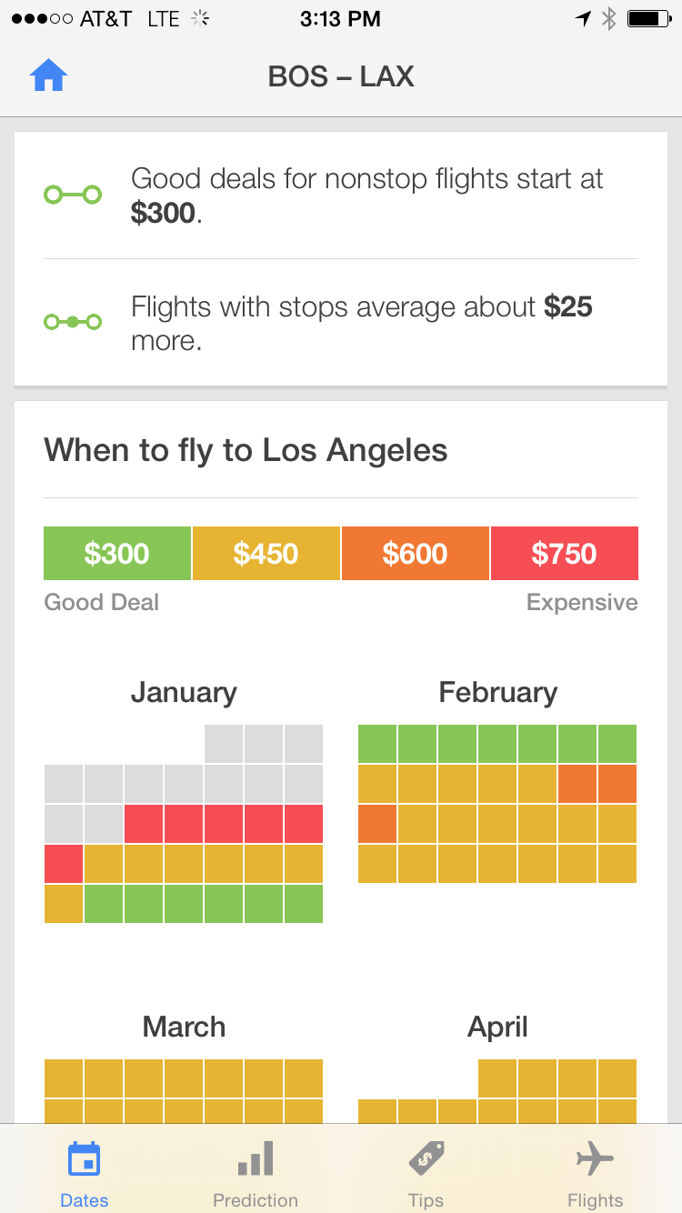 now boarding lots sites sell flights price predictions hopper sells reassurance screen 5 when to fly
