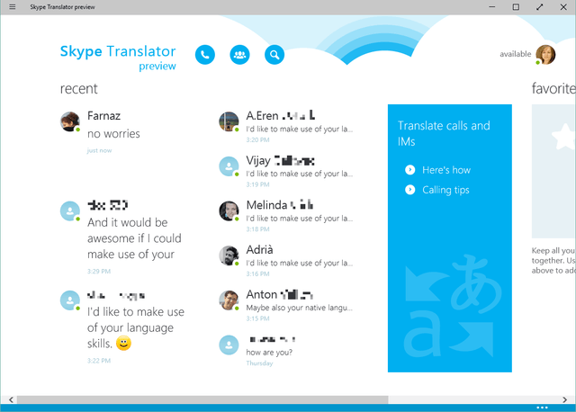 Skype Translator Preview Overview