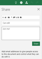 Universal Excel Preview Share