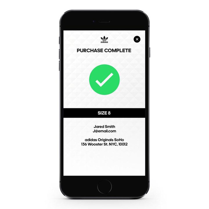 adidas Confirmed mobile app