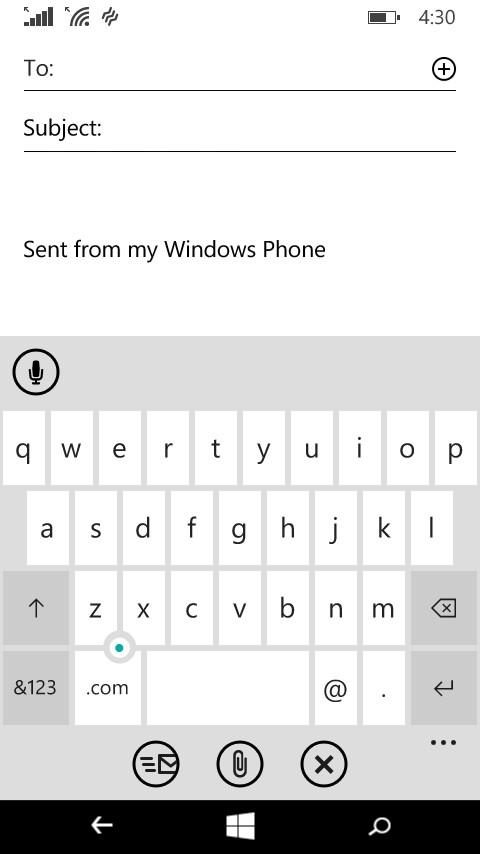 windows 10 technical preview phone hands on email