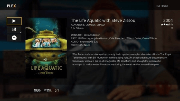 Plex for Roku app