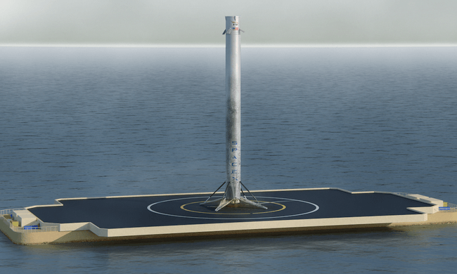 confident spacex to try again for a sea barge landing