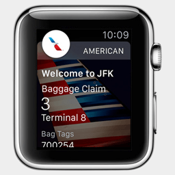 Apple Watch American Airlines app