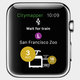 Apple Watch Citymapper app
