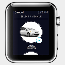 Apple Watch Uber app