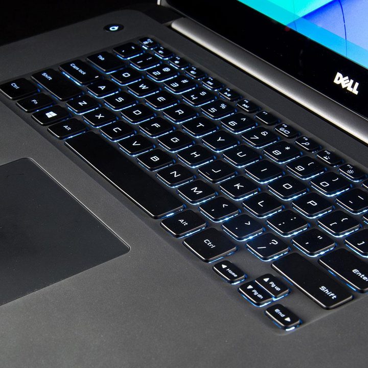 Dell M3800 Precision keyboard angle