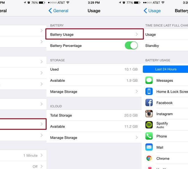 Battery Usage