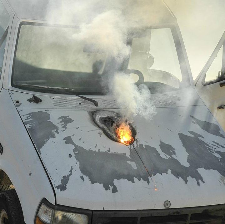 Lockheed Martin laser truck