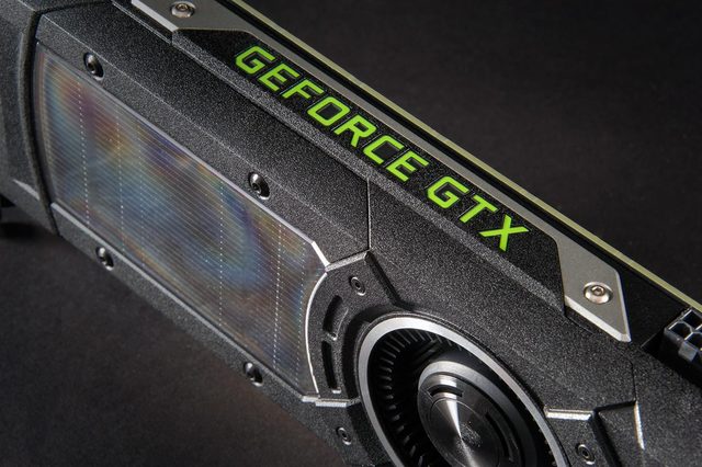 Nvidia Titan X video card angle