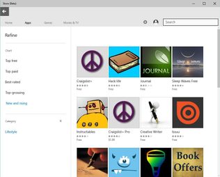 Store Beta Refine Search