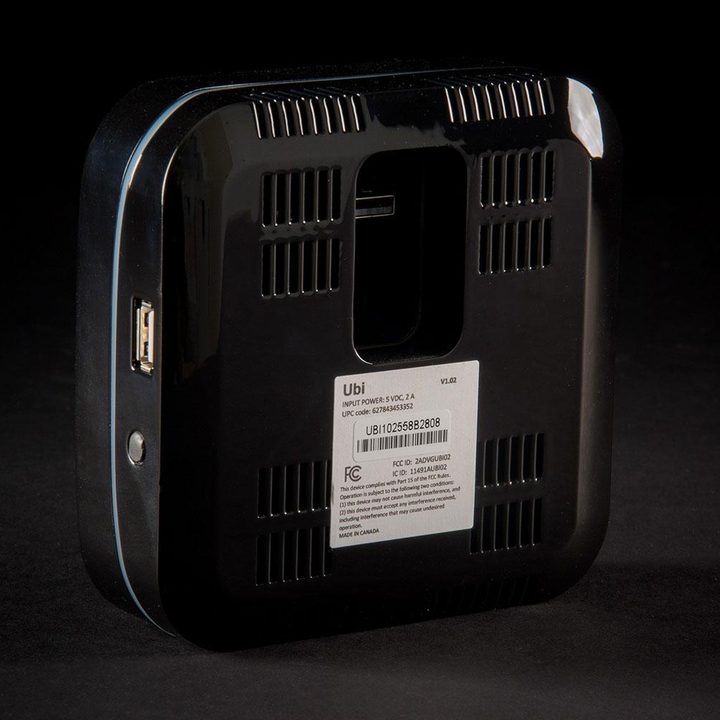 Ubi voice control device back angle
