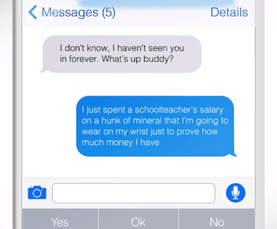 apple watch parody