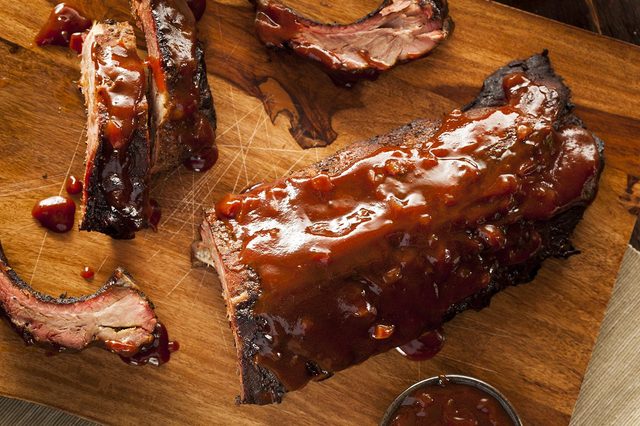 cooking ribs