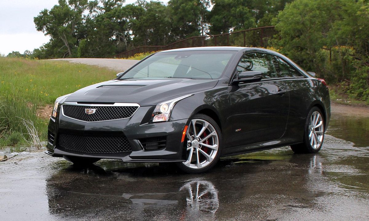 2016 Cadillac ATS V front left angle