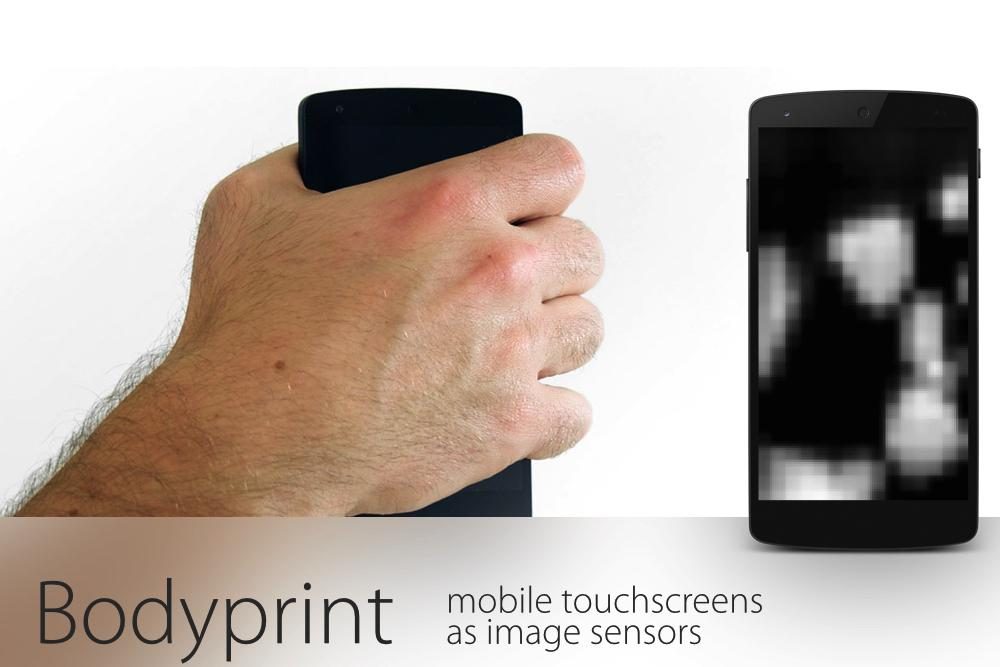 bodyprint biometric capacitive screen scanner news fist