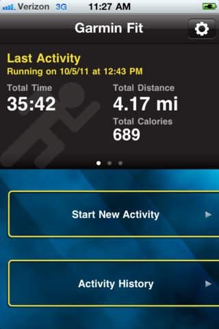 Garmin Fit app