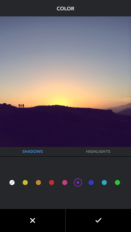 instagram fade and color tools colour 2