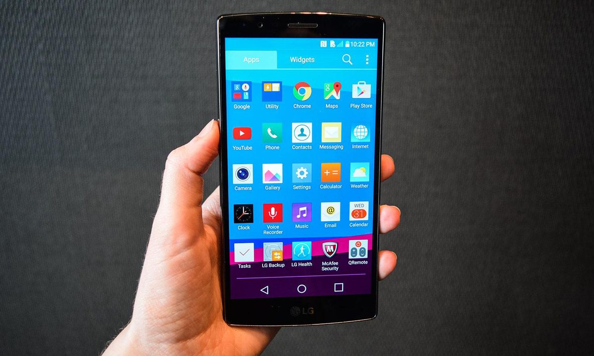 LG G4 front apps