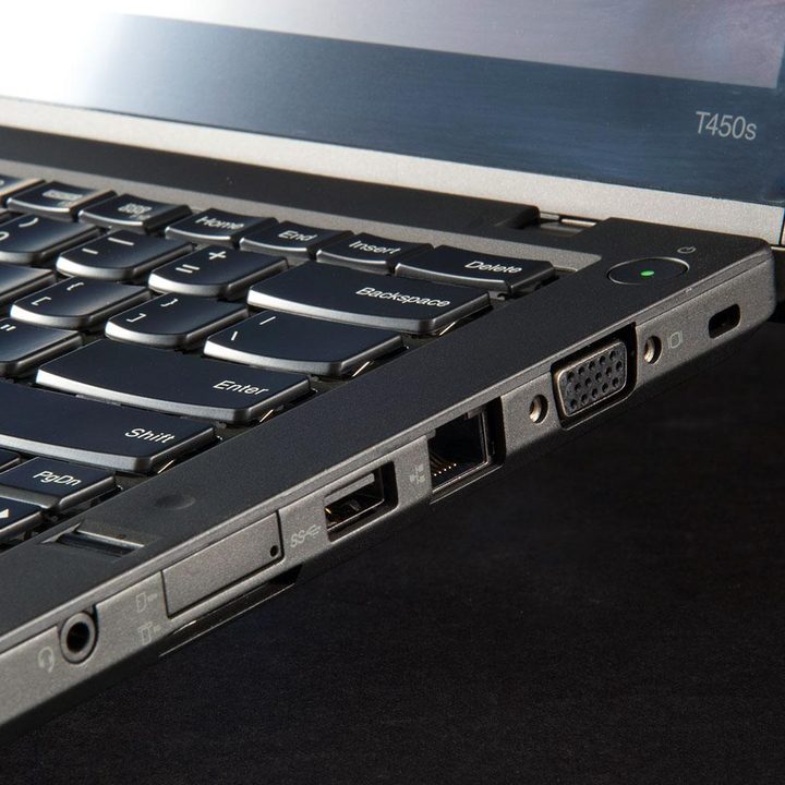 Lenovo ThinkPad T450S left ports
