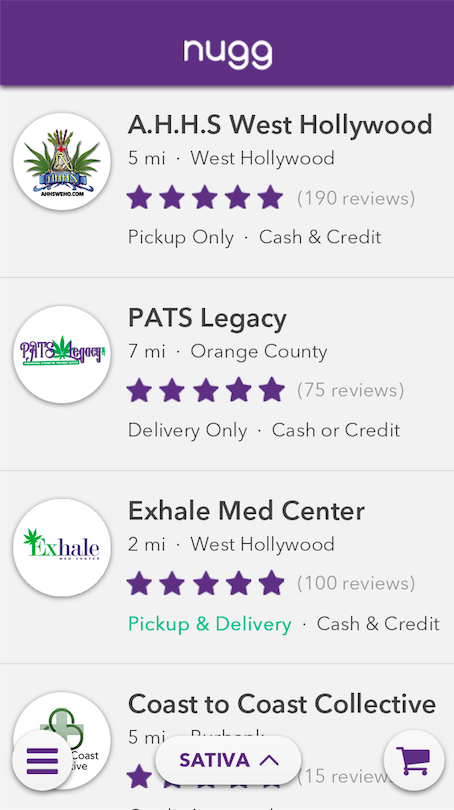 nugg medical marijuana app nugg2