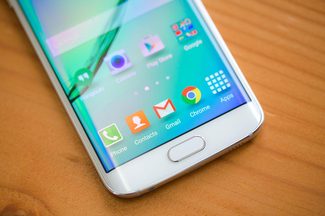 Samsung Galaxy S6 Edge bottom screen