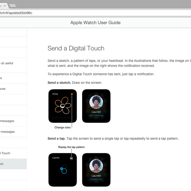 Apple Watch Online User Guide