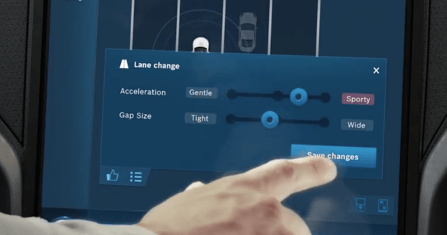 Bosch autonomous driving vision