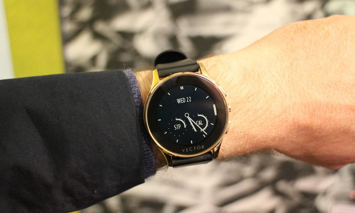 Vector Watch on wrist