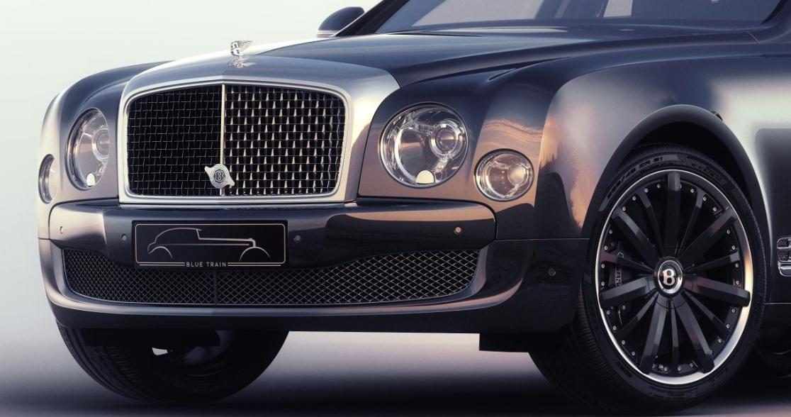 Bentley Mulsanne Speed Blue Train Edition