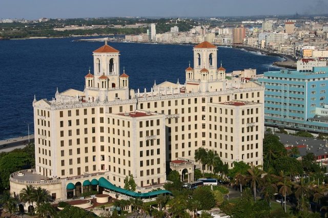 The Hotel Nacional (National Hotel) in Havana, Cuba. While hotels exist in Cuba, few global chains do business on the island. Tourism is still off limits for U.S. citizens, but as relations improve, Airbnb is getting a head start on the hospitality industry by leveraging the many private homestays.