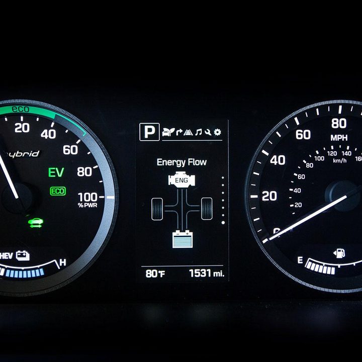2016 Hyundai Sonata Plug in Hybrid dash full